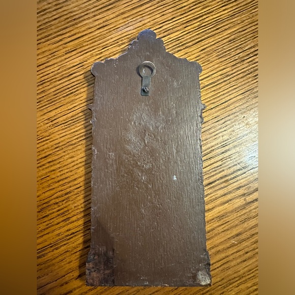 Vintage St Therese Of Lisieux Plaque, Syrocco Wood, Wall Decor - Picture 2 of 7